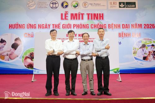 Đồng Nai mít tinh hưởng ứng ngày Thế giới phòng, chống bệnh dại