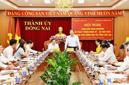 Thành phố Đồng Nai và tỉnh Lào Cai trao đổi kinh nghiệm về phát triển kinh tế - xã hội