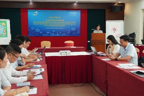Khởi động sáng kiến nâng cao nước sạch, vệ sinh trường học vùng dân tộc thiểu số