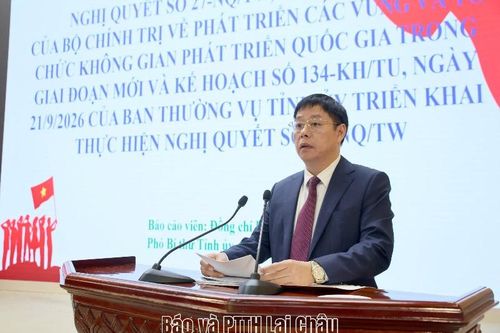 Nghị quyết số 27-NQ/TW, ngày 28/8/2026 của Bộ Chính trị về phát triển các vùng và tổ chức không gian phát triển quốc gia trong giai đoạn mới và Kế hoạch của Tỉnh ủy triển khai thực hiện Nghị quyết số 27-NQ/TW