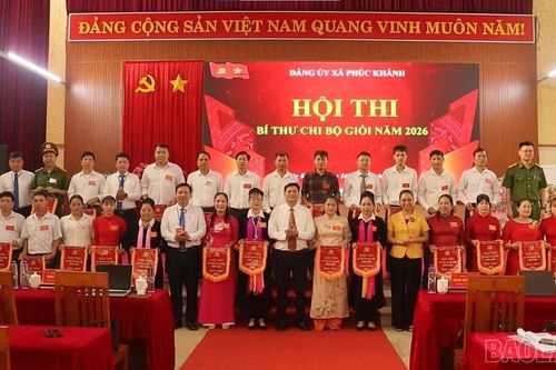 Nghĩa Đô, Phúc Khánh tổ chức Hội thi Bí thư chi bộ giỏi năm 2026