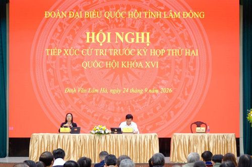 Cử tri xã Đinh Văn Lâm Hà phản ánh nhiều vấn đề liên quan đến đời sống, sản xuất