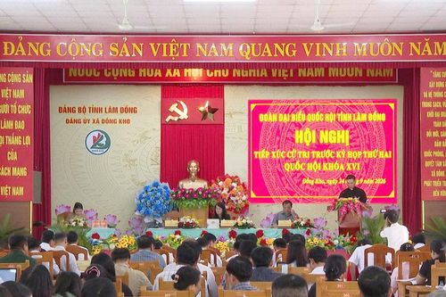 Đại biểu Quốc hội tiếp xúc cử tri xã Đồng Kho và xã Bắc Ruộng