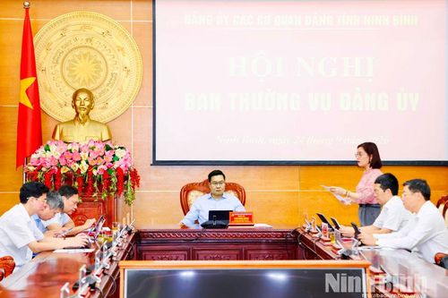 Ban Thường vụ Đảng ủy các cơ quan Đảng tỉnh thảo luận, cho ý kiến vào một số nội dung thuộc thẩm quyền
