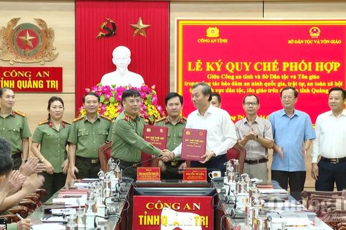 Phối hợp bảo đảm an ninh quốc gia, trật tự an toàn xã hội trong lĩnh vực dân tộc, tôn giáo