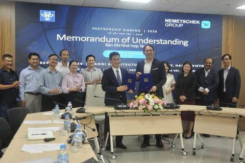 Đại học Kiến trúc Hà Nội mở rộng hợp tác công nghệ với Nemetschek Group