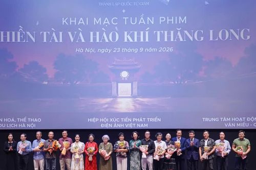 Khai mạc Tuần phim 'Hiền tài và Hào khí Thăng Long' kỷ niệm 950 năm Quốc Tử Giám