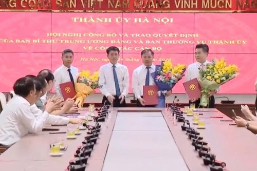 Bổ nhiệm đồng chí Lê Công Thành làm trợ lý đồng chí Bí thư Thành ủy Hà Nội