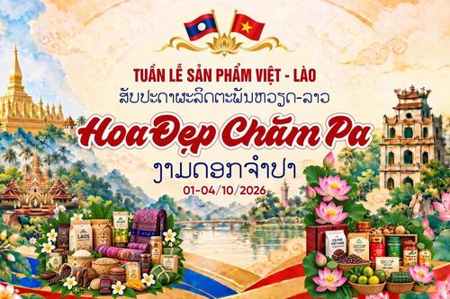 Hơn 100 sản phẩm Việt Nam và Lào sẽ được giới thiệu tại Hà Nội