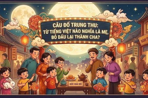Từ tiếng Việt nào nghĩa là mẹ, bỏ dấu lại thành cha?