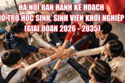 Hà Nội ban hành kế hoạch hỗ trợ học sinh, sinh viên khởi nghiệp (giai đoạn 2026 - 2035)