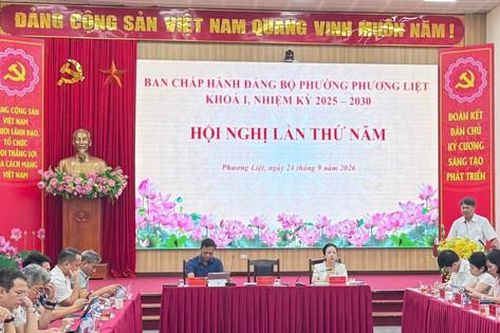 Phường Phương Liệt tập trung hoàn thành cao nhất các nhiệm vụ năm 2026