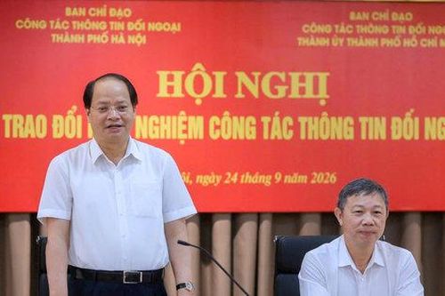 Hà Nội và thành phố Hồ Chí Minh chia sẻ kinh nghiệm về thông tin đối ngoại