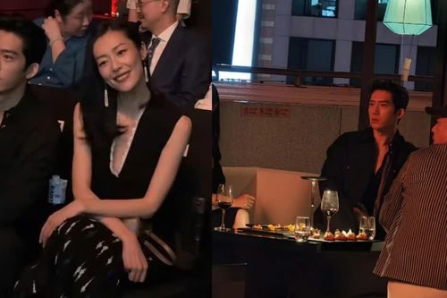 Tỉnh Bách Nhiên - Lưu Văn ngồi sát nhau khi dự sự kiện, Chanel xứng danh 'bà mai'