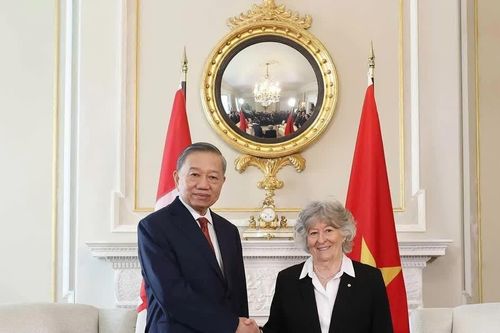 [Ảnh] Lễ đón trọng thể Tổng Bí thư, Chủ tịch nước Tô Lâm thăm cấp Nhà nước tới Canada