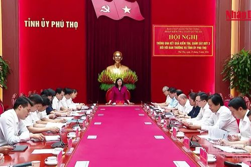 [Video] Thông qua kết quả kiểm tra, giám sát đợt 3 đối với Ban thường vụ Tỉnh ủy Phú Thọ