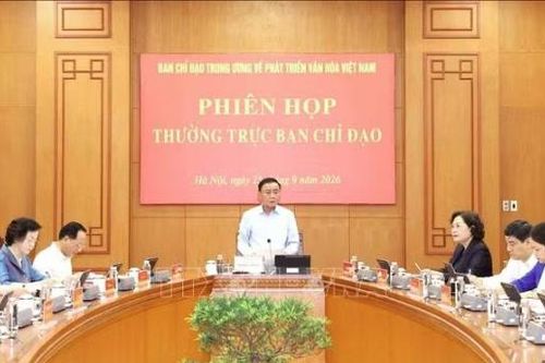 Thường trực Ban Bí thư Trần Cẩm Tú chủ trì Phiên họp Thường trực Ban Chỉ đạo Trung ương về phát triển văn hóa