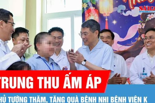 Thủ tướng thăm, tặng quà Trung thu bệnh nhi Bệnh viện K