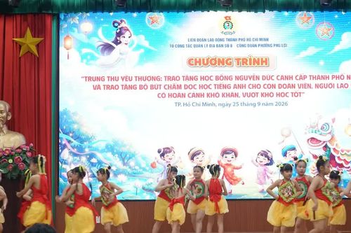Ấm áp Tết Trung thu dành cho con em công nhân