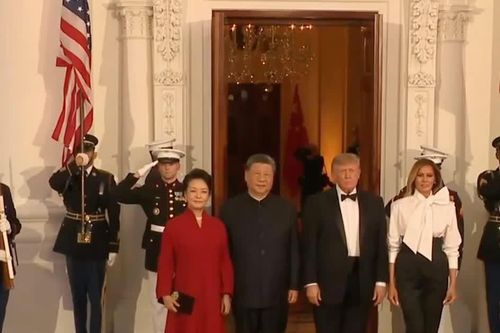 Tổng thống Mỹ Donald Trump chủ trì tiệc tối cấp nhà nước đón Chủ tịch Trung Quốc Tập Cận Bình cùng dàn lãnh đạo công nghệ