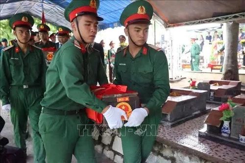 Chiến dịch 500 ngày đêm: Tổ chức lễ viếng, truy điệu và an táng 45 hài cốt liệt sĩ tại Khánh Hòa