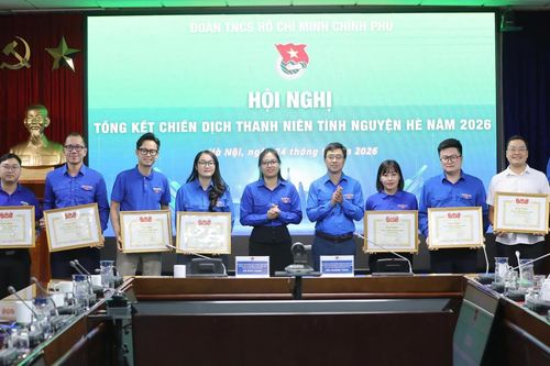 Đoàn Thanh niên Chính phủ tổng kết Chiến dịch Thanh niên tình nguyện Hè năm 2026