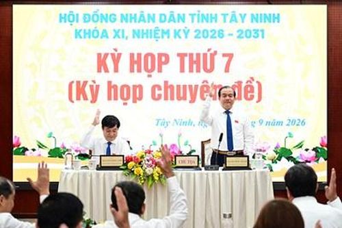 HĐND tỉnh Tây Ninh kiện toàn nhân sự và thông qua 12 Nghị quyết