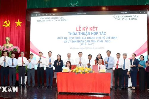 Vĩnh Long: Ký kết hợp tác thúc đẩy các động lực phát triển mới