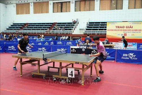 Khai mạc Giải Bóng bàn các đội mạnh quốc gia năm 2026