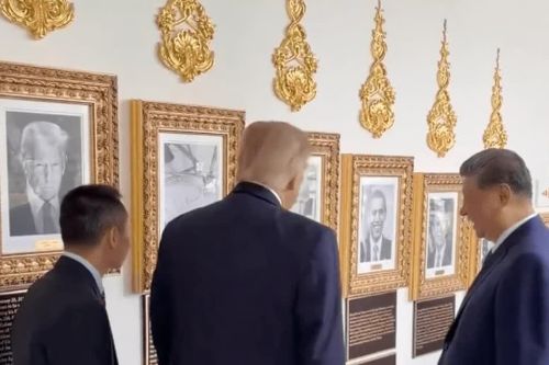 Ông Trump đưa ông Tập Cận Bình tham quan "Đại lộ Danh vọng Tổng thống"