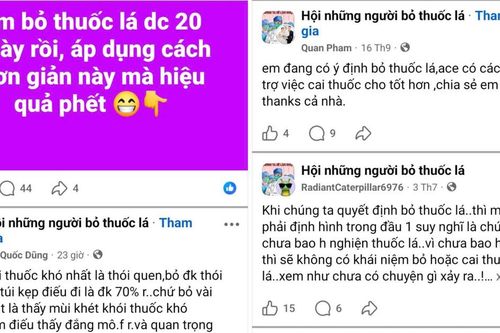 Lên mạng cai thuốc lá