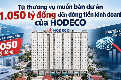 Dòng tiền kinh doanh âm, HODECO muốn bán dự án nhà để có hơn nghìn tỷ đồng