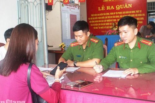 Công an xã Vĩnh Trạch xây dựng thế trận an ninh cơ sở vững chắc