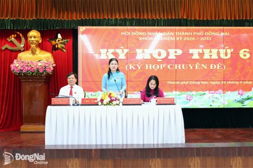 HĐND thành phố Đồng Nai thông qua 14 nghị quyết tại Kỳ họp thứ 6 (chuyên đề)