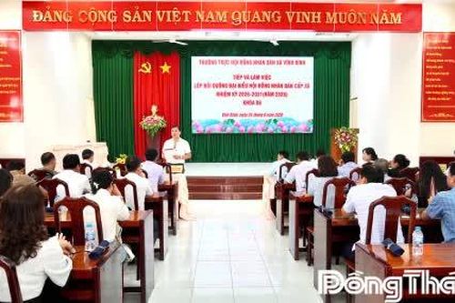 Học viên lớp Bồi dưỡng đại biểu HĐND cấp xã trao đổi kinh nghiệm thực tiễn
