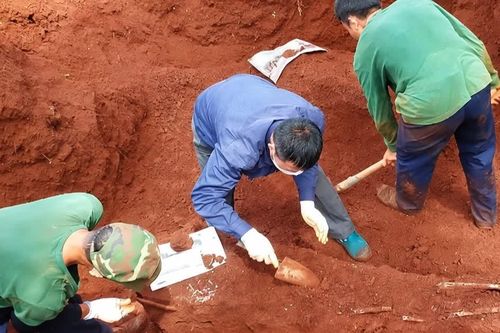 Quy tập thêm 3 hài cốt liệt sĩ tại xã Ia Boòng và Bình Hiệp