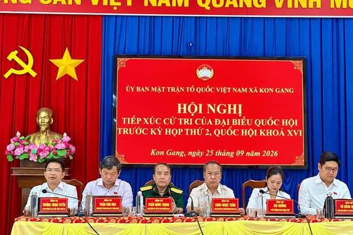 Đoàn đại biểu Quốc hội tỉnh Gia Lai tiếp xúc cử tri trước Kỳ họp thứ 2, Quốc hội khóa XVI