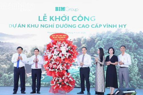 Khởi công Khu nghỉ dưỡng cao cấp Vĩnh Hy