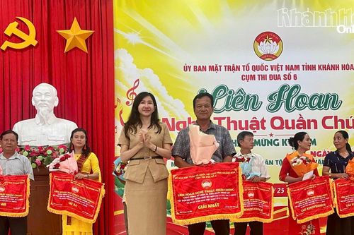 Xã Ninh Phước giành giải nhất Liên hoan Nghệ thuật quần chúng Cụm thi đua số 6