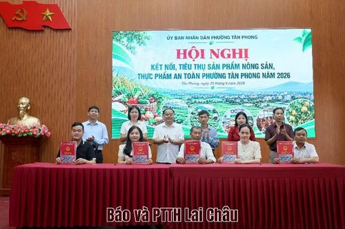Hội nghị kết nối, tiêu thụ sản phẩm nông sản, thực phẩm an toàn phường Tân Phong