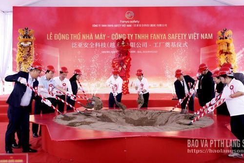 Động thổ dự án 30 triệu USD tại Khu công nghiệp VSIP Lạng Sơn