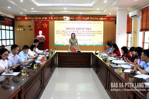 Kiểm tra việc thực hiện các chỉ tiêu cải cách hành chính tại phường Kỳ Lừa và phường Lương Văn Tri