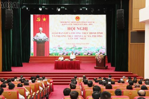 Giao ban giữa Thường trực HĐND tỉnh và Thường trực HĐND xã, phường