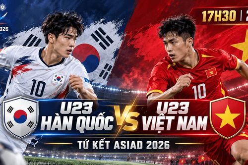 Lịch thi đấu bóng đá Việt Nam hôm nay 25/9/2026: U23 Việt Nam đại chiến Hàn Quốc