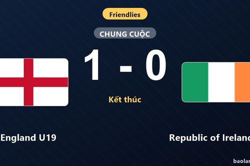 England U19 vượt qua Republic of Ireland U19 ở trận giao hữu quốc tế