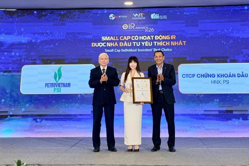 Chứng khoán PSI ghi dấu ấn mới tại IR Awards 2026, mở rộng nền tảng tăng trưởng