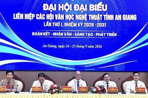 An Giang: Nhà biên kịch Phan Thanh Vũ giữ chức Chủ tịch Liên hiệp các Hội Văn học Nghệ thuật tỉnh