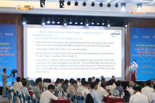 EVN chuẩn bị năng lực toàn diện cho dự án điện hạt nhân Ninh Thuận 1