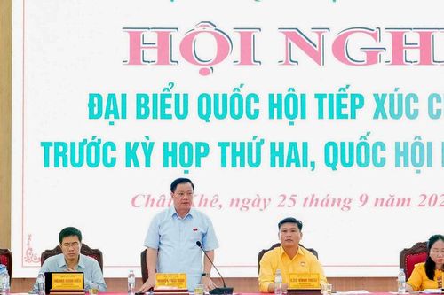 Giải quyết kiến nghị cử tri theo thẩm quyền, xác định lộ trình cụ thể