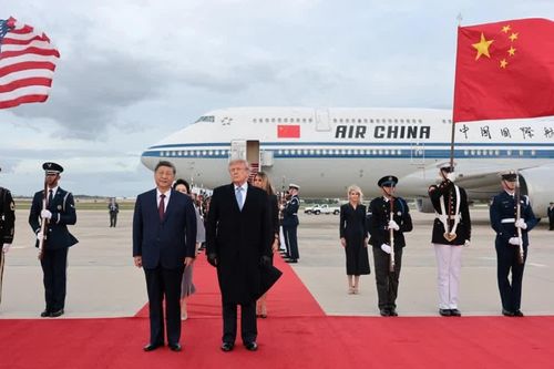 Tổng thống Mỹ Trump tiếp đón Chủ tịch Trung Quốc Tập Cận Bình